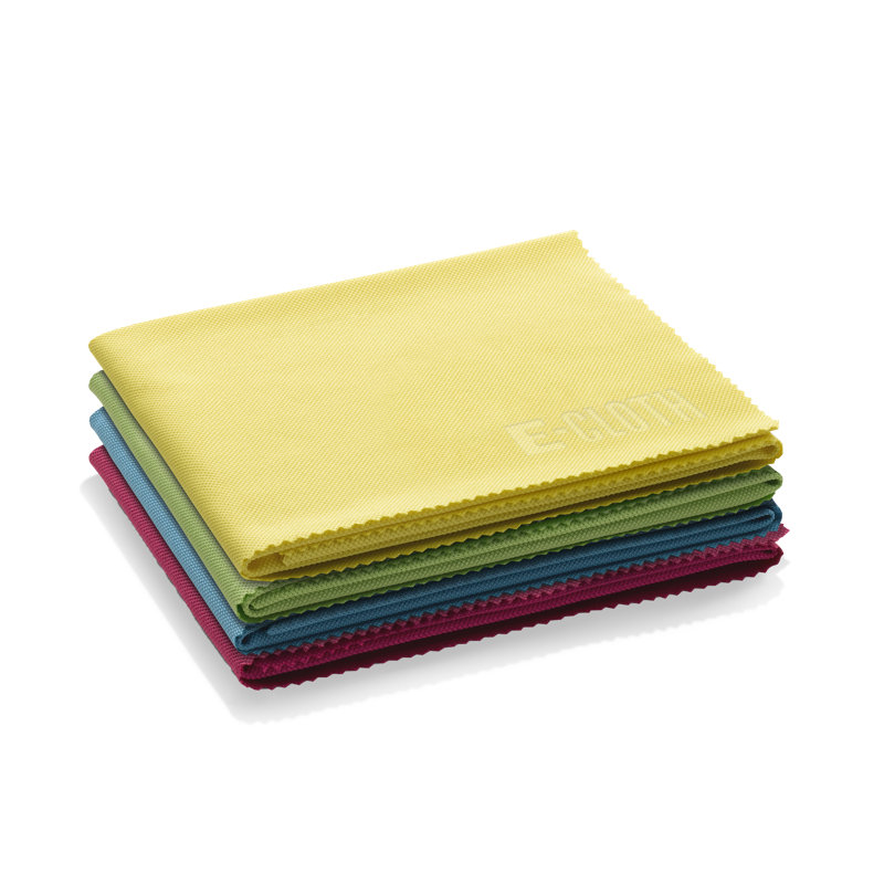 Multicolor Microfiber Window and Glass Cleaning Cloth Set