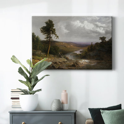 Paysage rétro - CMXCIV sur toile