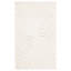 Abriel Abstract Handmade Wool Area Rug in Ivory-696255369