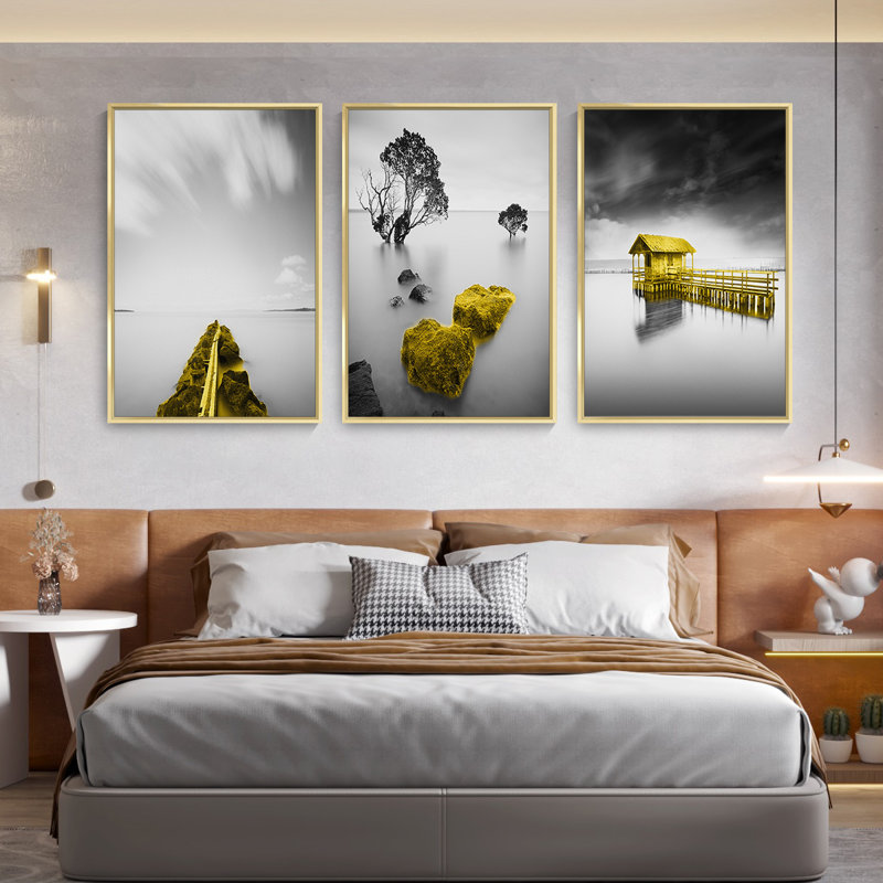 " Contrast " 3 - Pieces, 16.3" H x 36.3" W x 1.65" D