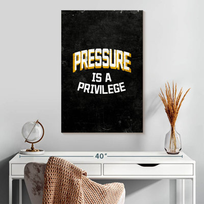 Pressure Is A Privilege