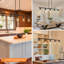 Ensemble de 3 luminaires suspendus en cristal modernes à hauteur réglable pour îlot de cuisine, salle à manger et salon-1213353038-1213353035-1213353037