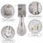 Light Dimmable Teardrop Wall Sconce-1156190823-1156190827