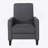 Smoke Fabric Push Back Chair For Elegant Home Décor-1754474514