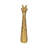 Decorative Resin Giraffe Sculpture Figurine for Tabletop Home Decor - Modern Animal Statue Accent for Desks, Living Room Decoration - Gold & Metallic-1095515574