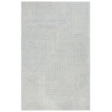 Chatham Hand Tufted Wool Cotton Abstract Rug in Blue