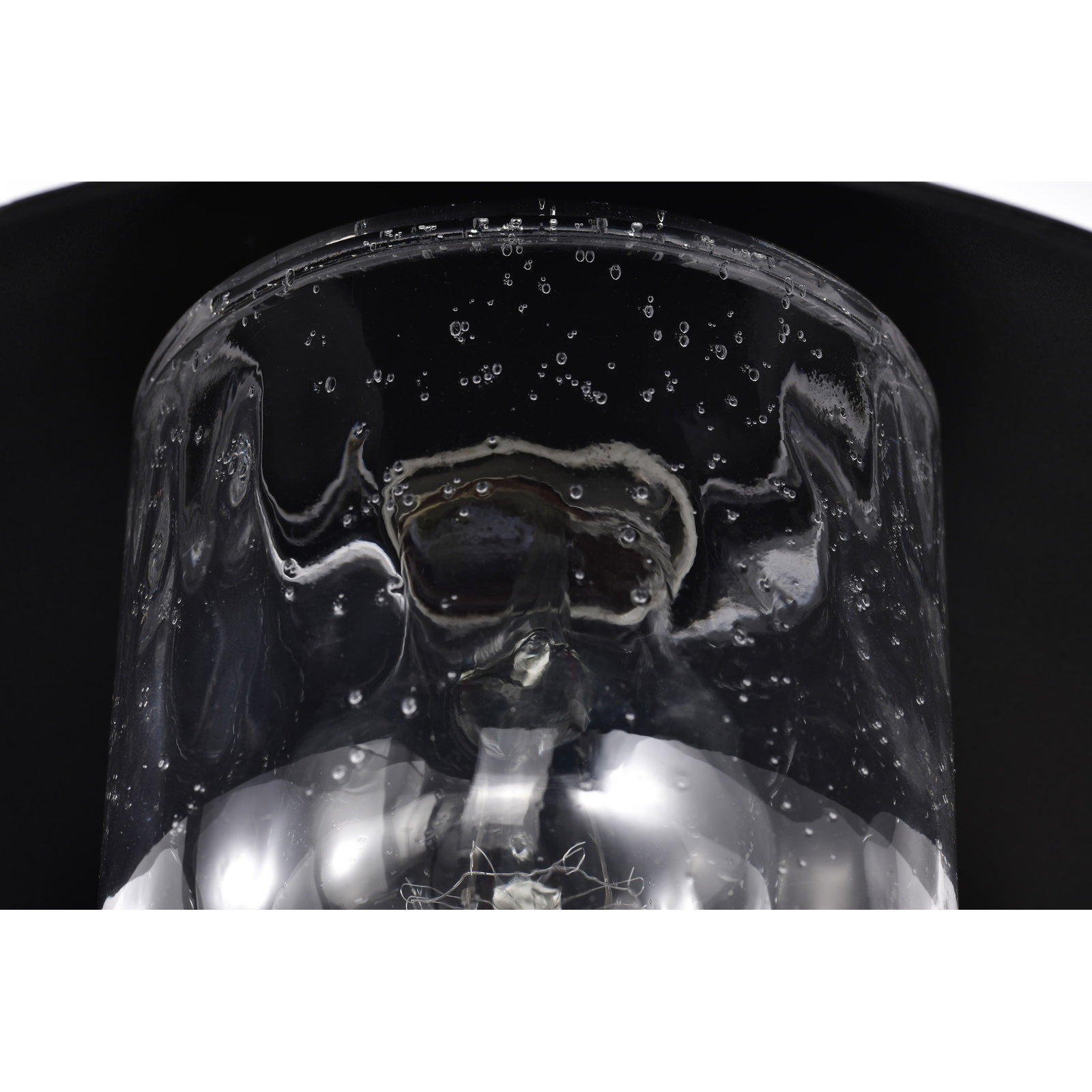 Andren Outdoor Wall Lantern, 8.13'' H x 8'' W x 9'' D, Black, Black