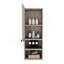 Pharmacie Hazelton, tablettes ouvertes et intérieures, finition gris clair-349601175