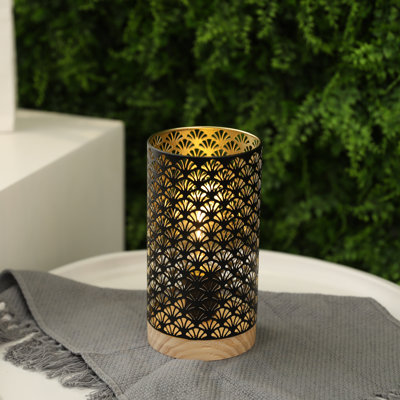 Lampe de table noire 8,5 po