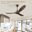 Ventilateur de plafond sans lumière, ventilateur de plafond avec télécommande Samrt-1144580827-1144707615