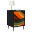 36cm W Engineered Wood Bedside Table