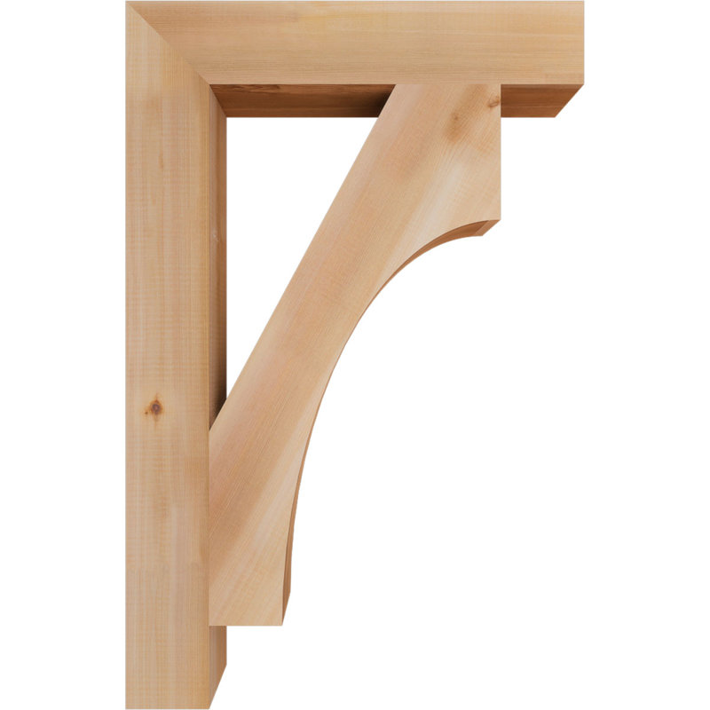 Support Westlake Block, Cèdre rouge de l'Ouest (lisse), H 34 po x l 3,5 po x P 22 po