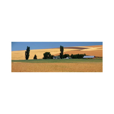 Farm, Saint John, Washington State, USA - Wrapped Canvas Panoramic Print