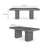 Shaye Concrete/Fiber Dining Table