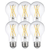 A19 LED Vintage Light Bulbs Dimmable, 7W 800LM, 60W Equivalent, 2700K Soft White, E26 Base
