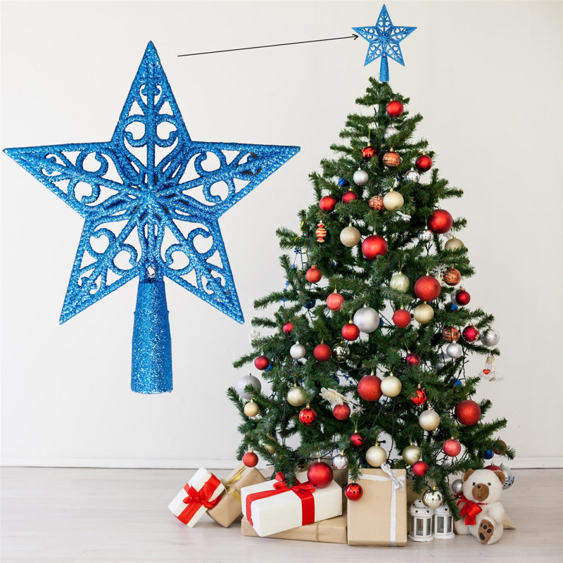 No Holiday Shaped Ornament, Blue