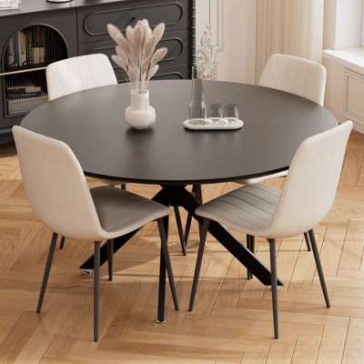 47in Round Dining Table Set