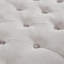 Banc de rangement avec dessus à fermeture en douceur - pieds en bois massif, largeur 47,61 po, bouton de revêtement naturel, capacité de 400 lb, tissu-596516571-596516574