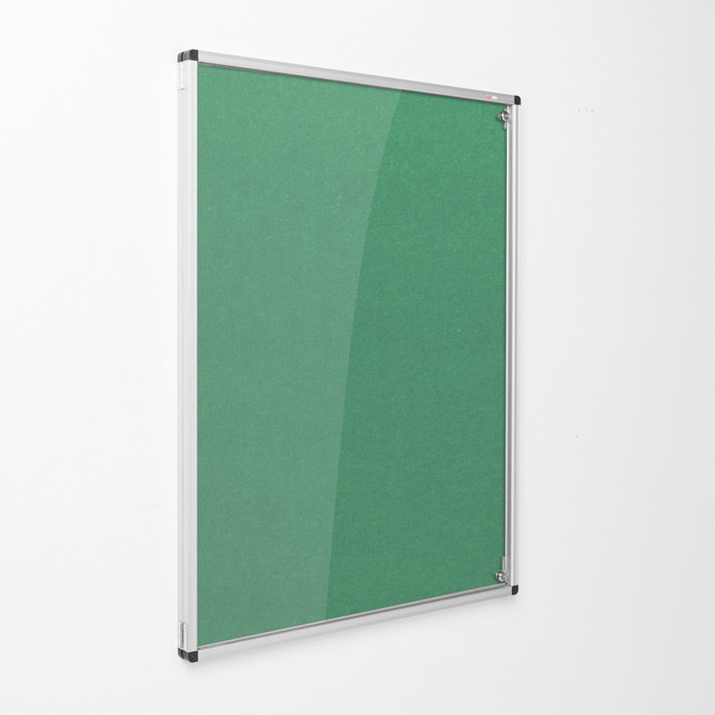 Wall Mounted Bulletin Board, 120cm H x 90cm W, Green