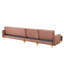 Cuaron 5 Seater Velvet Corner Sofa -1485197026