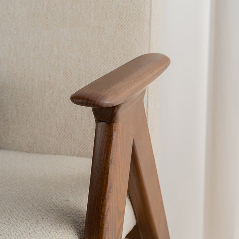 Chaise avec accoudoirs 22,44 "gris (dossier de 2)