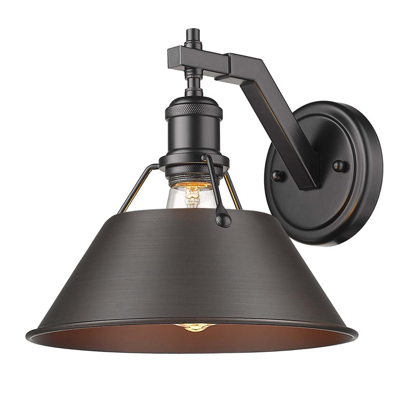 Weatherford Steel Spotlight, Rubbed Bronze, Matte Black