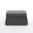 Upholstered Gray Skirted Rectangular Storage Ottoman with Lift-Top (Set of 2)-413304212