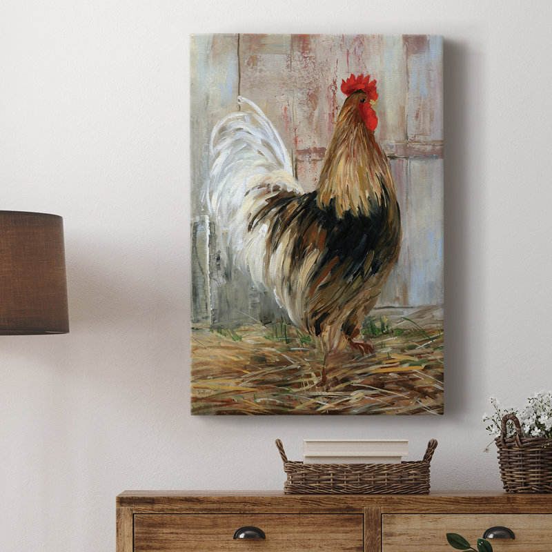 Coq de ferme - Cavas enveloppés de galerie, H 60 po x l 40 po