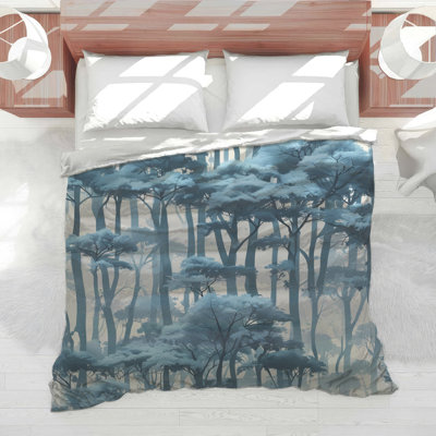 Édredon Blue Misty Forest
