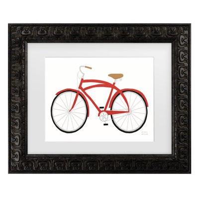 Bolog Michael Mullan Beach Cruiser Matted Framed Art