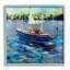 Stupell Industries, bateau avec drapeau américain, estampe numérique de Jeanette Vertentes-91323145