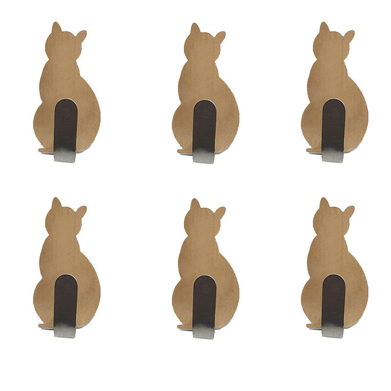 Supportz des crochets mignons pour animaux de compagnie, sans crochets perforés avec crochets adhésifs pour la décoration intérieure