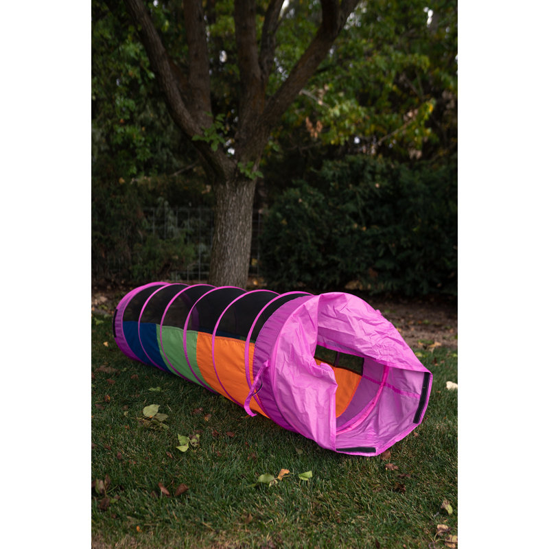 Multicolor Nylon and Mesh 6' Kids Crawl Tunnel