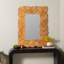 Palm Rectangle Rattan Mirror