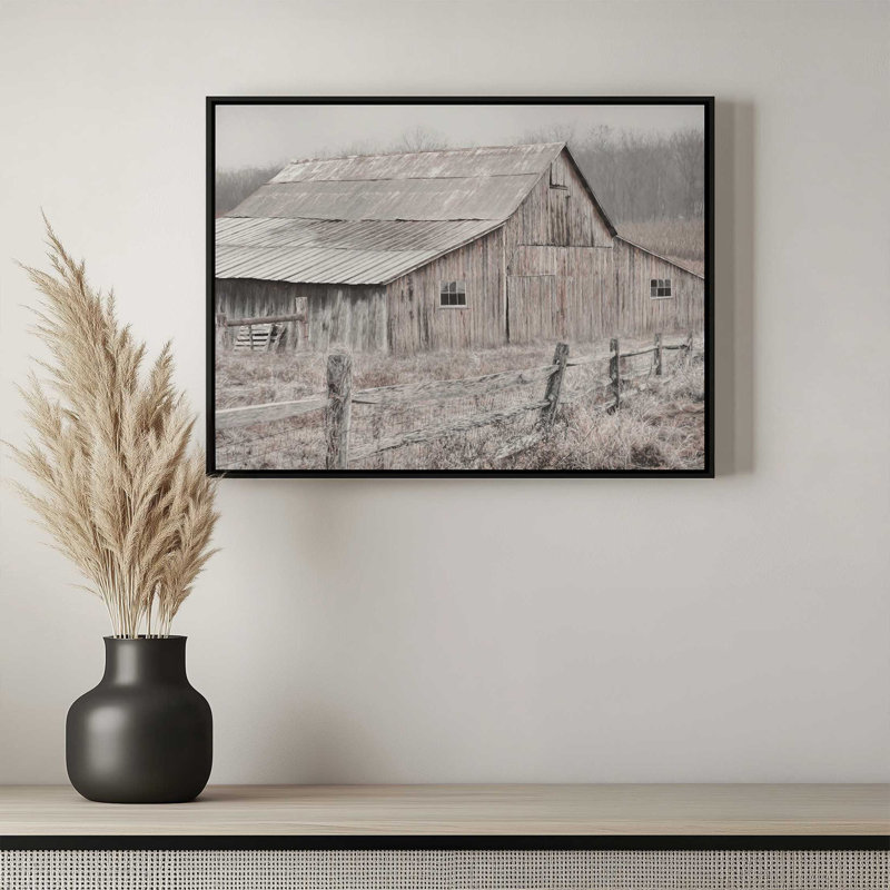 «Weathered Grace heureusement» par Lori Deiter, reproduction d'art, Toile avec cadre, L 48 x H 36, Blanc