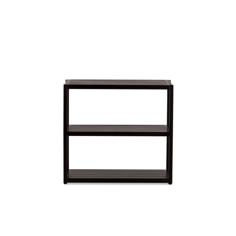 Aluminum Outdoor Parsons Shelf w/ Burnished Bronze Finish