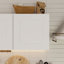 Armoire murale de cuisine courte l 21 po x P 12 po x H 18 po prête à assembler Casainc-125386912