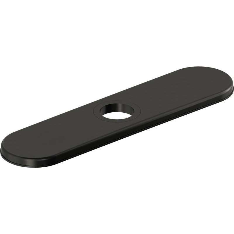 3-Hole Deck Plate, Black Stainless