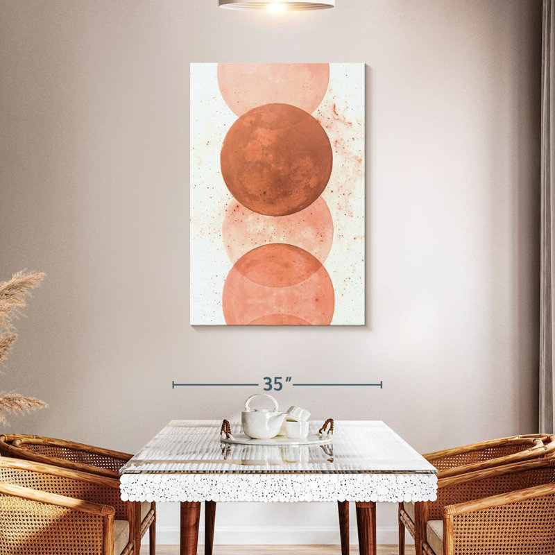 Oberle Sunset Circles, 45" H x 30" W