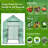 56" W x 56" D Greenhouse