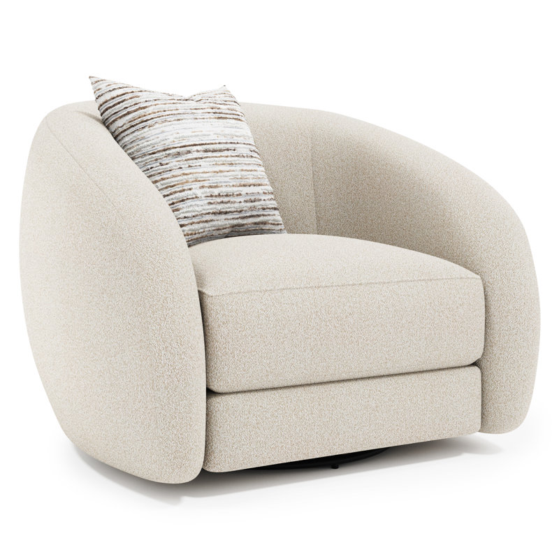 Swivel Barrel Chair