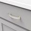 Poignée arche American Diner Collection - poignées d'armoire de 3 3/4 po nickel satiné - Quincaillerie transitionnelle et traditionnelle pour tiroirs et armoires-116369496-50236106