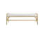 Olisa Upholstered Abstract Bench
