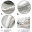 «White Ripples Of Stone I - Abstract Modern Waves», ensemble de reproduction d'art mural-107213430-107213431