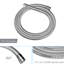 Pomme de douche murale double 12 po - Carrée, Système carré