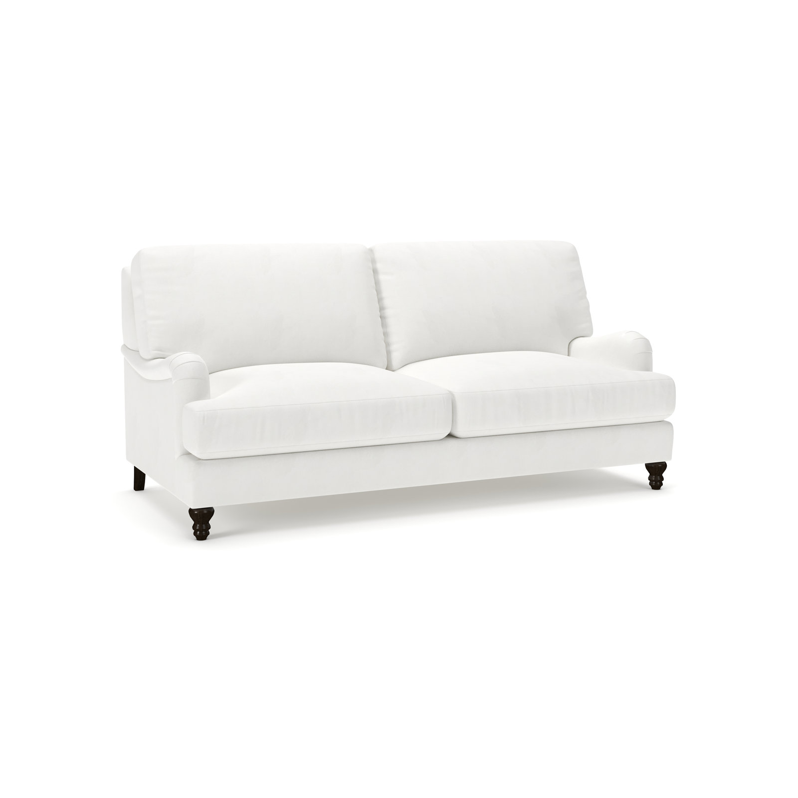 Walters 82'' Upholstered Sofa, Classic Bleach White Twill