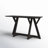 Persimmon Solid Wood Console Table-2145902134