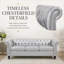 Canapé Chesterfield 3 places 84,65 po Aurelia-1814288481