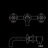 Wall Mounted Bathroom Sink Faucet In Matte Black With Pop-Up Drain  No Overflow . Two Classic Cross Handles For Accurate Water Temperature And Flow Command. Splash Aerator A Calm Flow. Brass-121720619