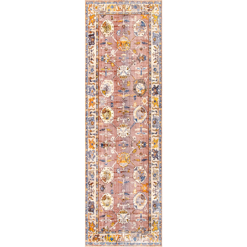 Fussell Brown Area Rug, Runner 2'6" x 6'